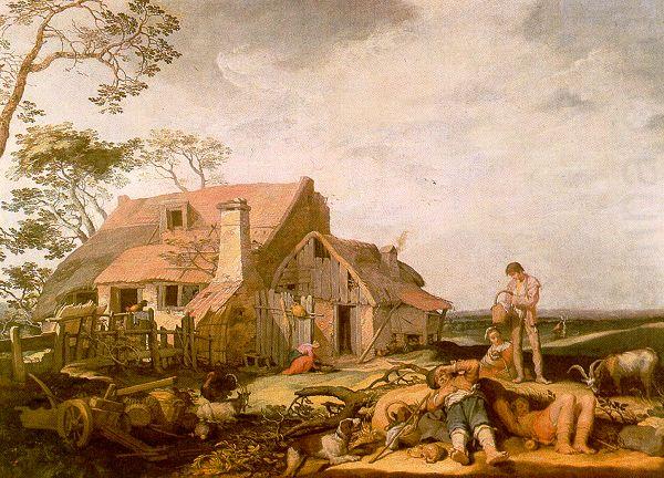 Landscape with Peasants Resting, Abraham Bloemart